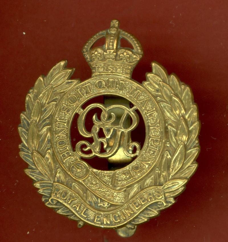 Royal Engineers WW1 OR's cap badge