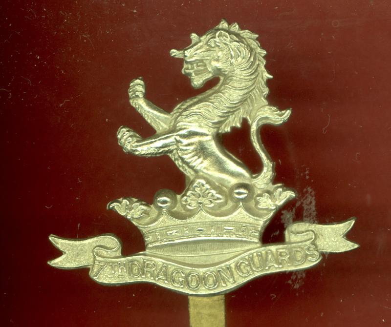 7th Princess Royal's Dragoon Guards Edwardian OR's cap badge