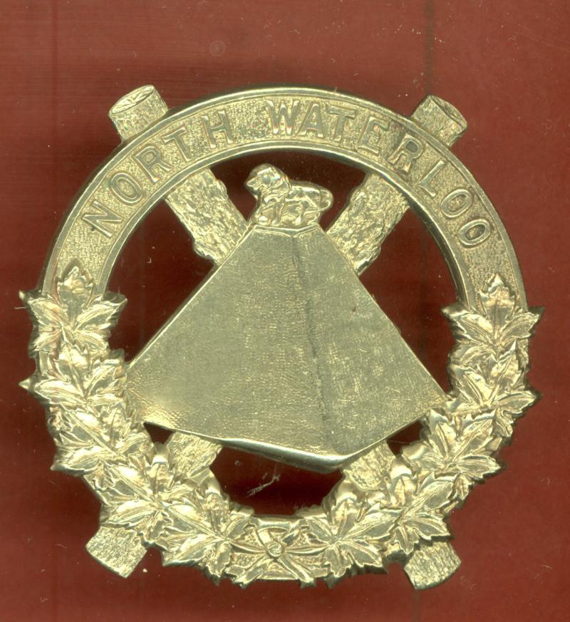 Canadian North Waterloo Regiment glengarry badge