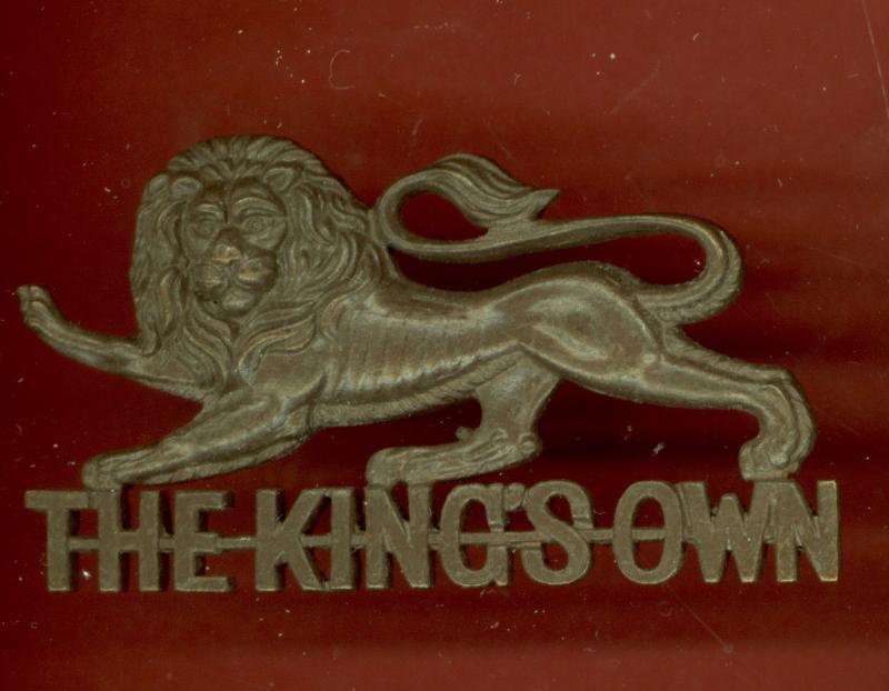 King's Own Royal Lancaster Regiment Officer OSD cap badge