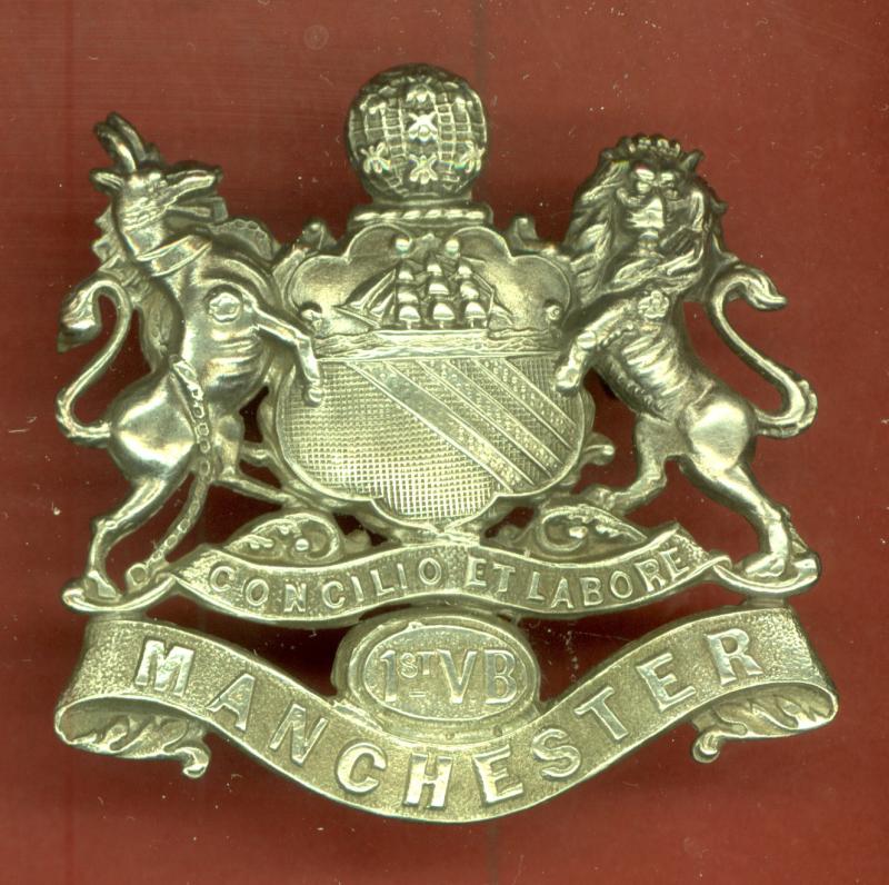 1st VB The Manchester Regiment Victorian OR's cap badge