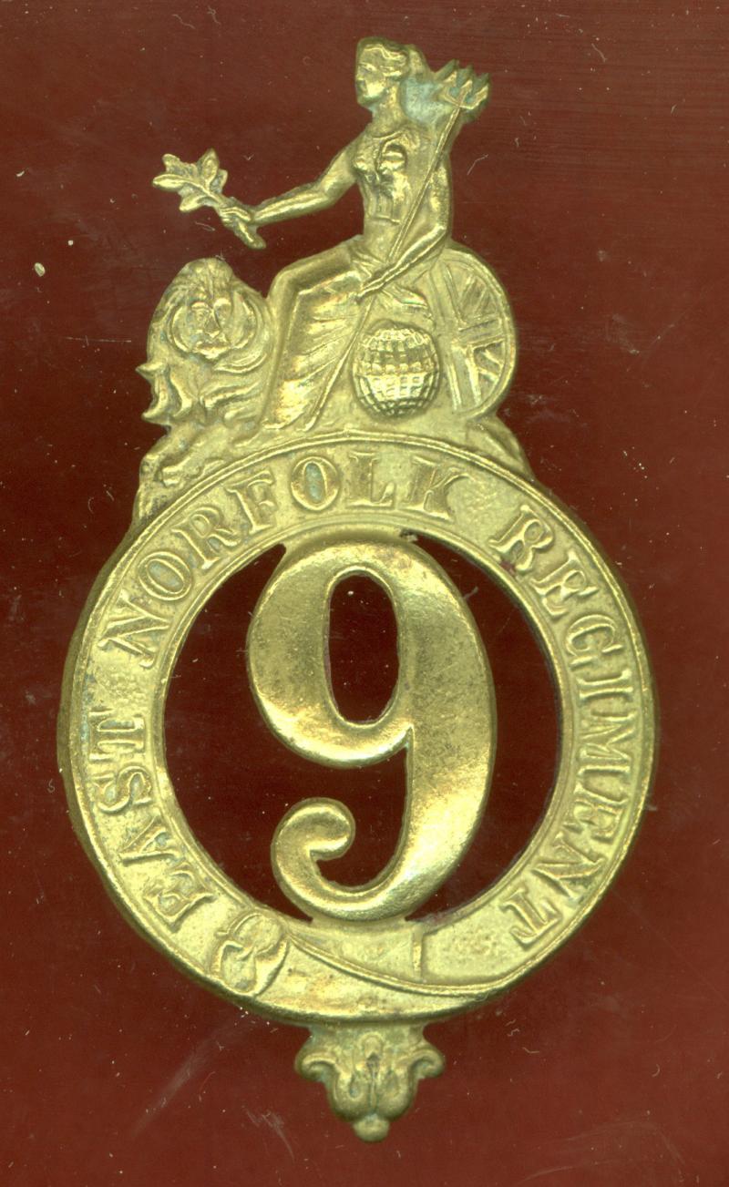 9th East Norfolk Regiment of Foot Victorian OR’s Glengarry Badge