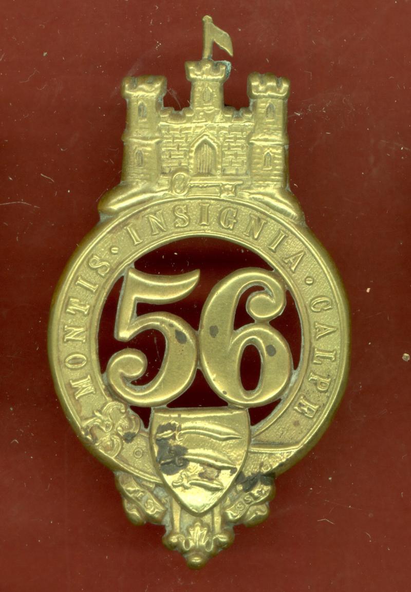 56th West Essex Regiment of Foot Victorian OR's glengarry badge