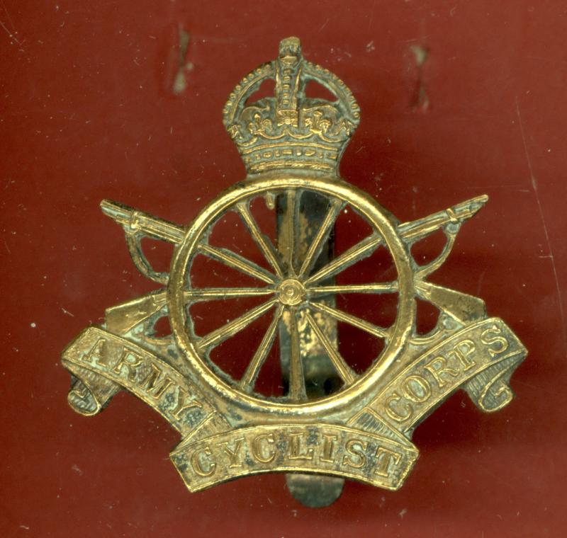 Army Cyclists Corps WW1 OR's 12 spoke cap badge