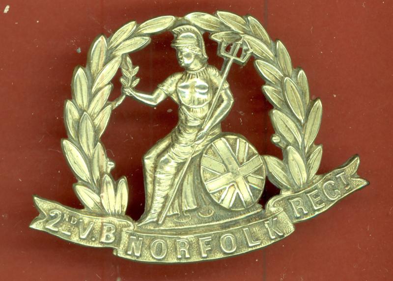 2nd VB The Norfolk Regiment Victorian cap badge