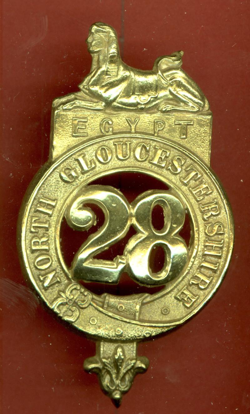 28th North Gloucestershire Regiment of Foot Victorian OR's glengarry badge