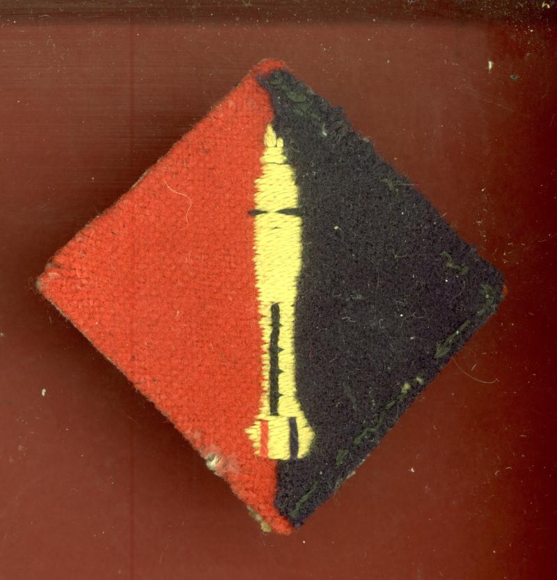 27th & 47th Missile Regiment Royal Artillery cloth formation sign