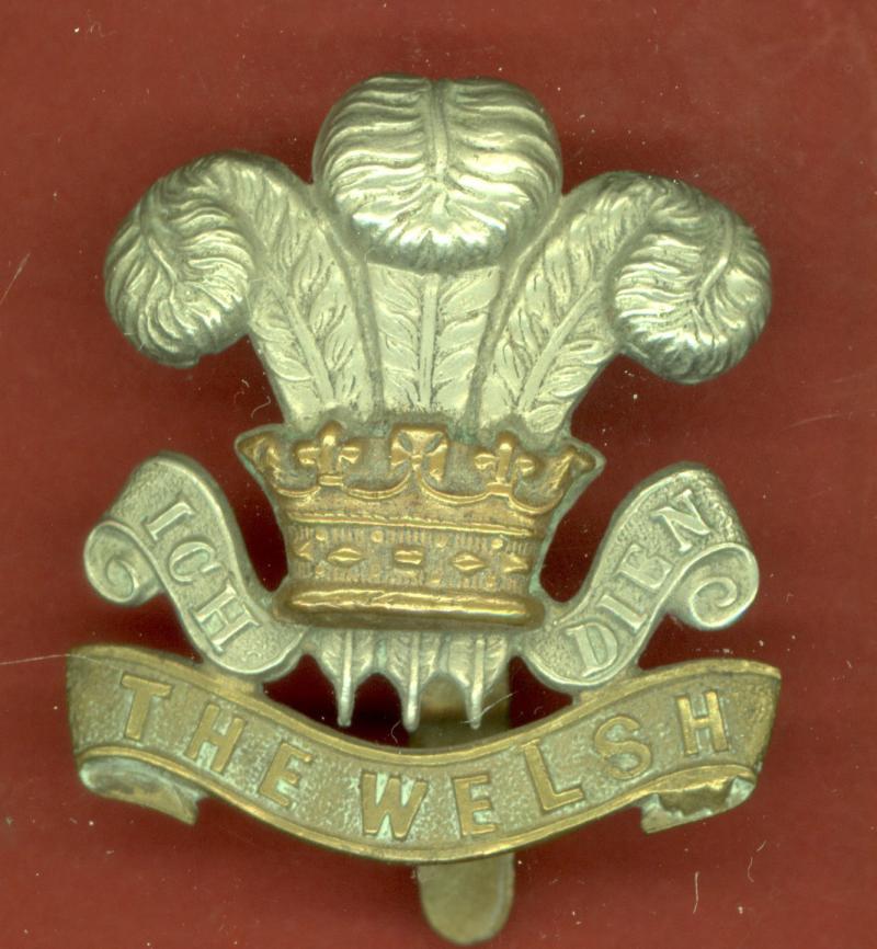 The Welsh Regiment WW1 cap badge