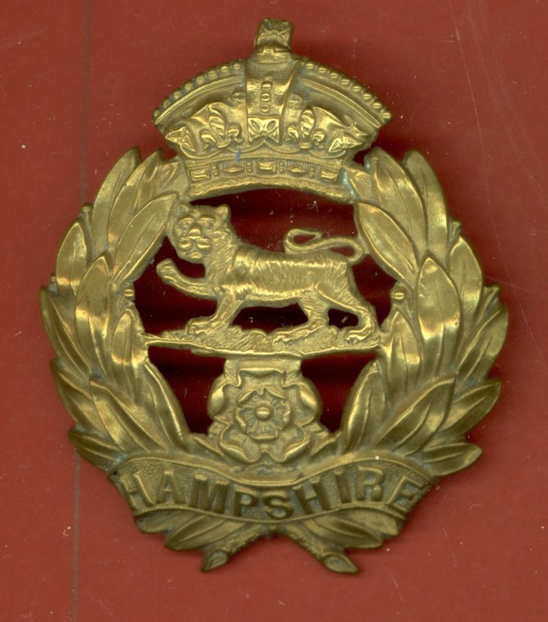 1st Battn Hampshire Regiment Victorian OR's glengarry badge