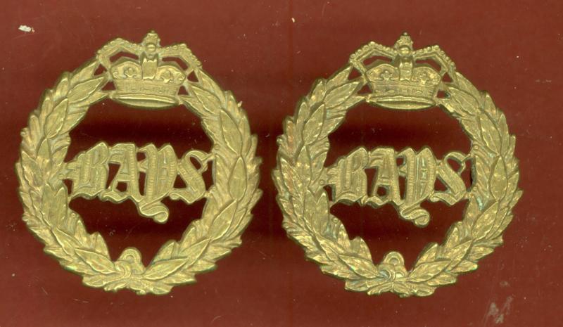 2nd Dragoon Guards ,The Queens Bays Victorian OR's collar badges