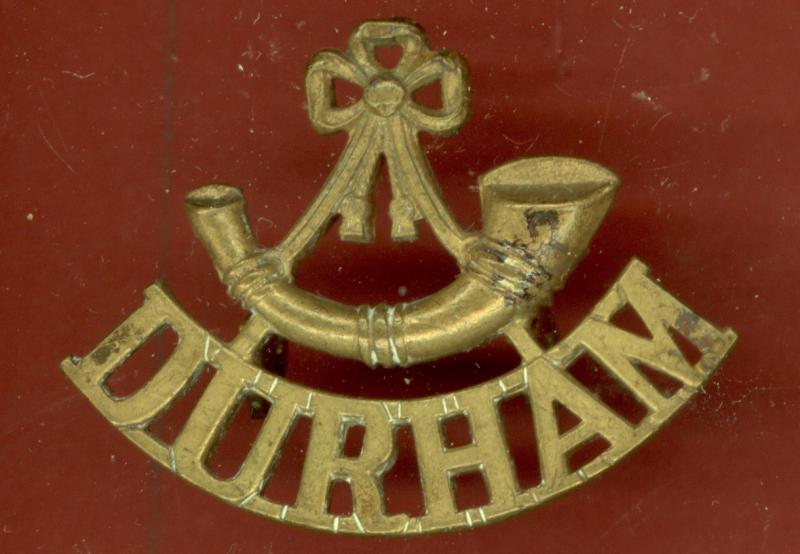 Bugle / DURHAM WW1 shoulder title