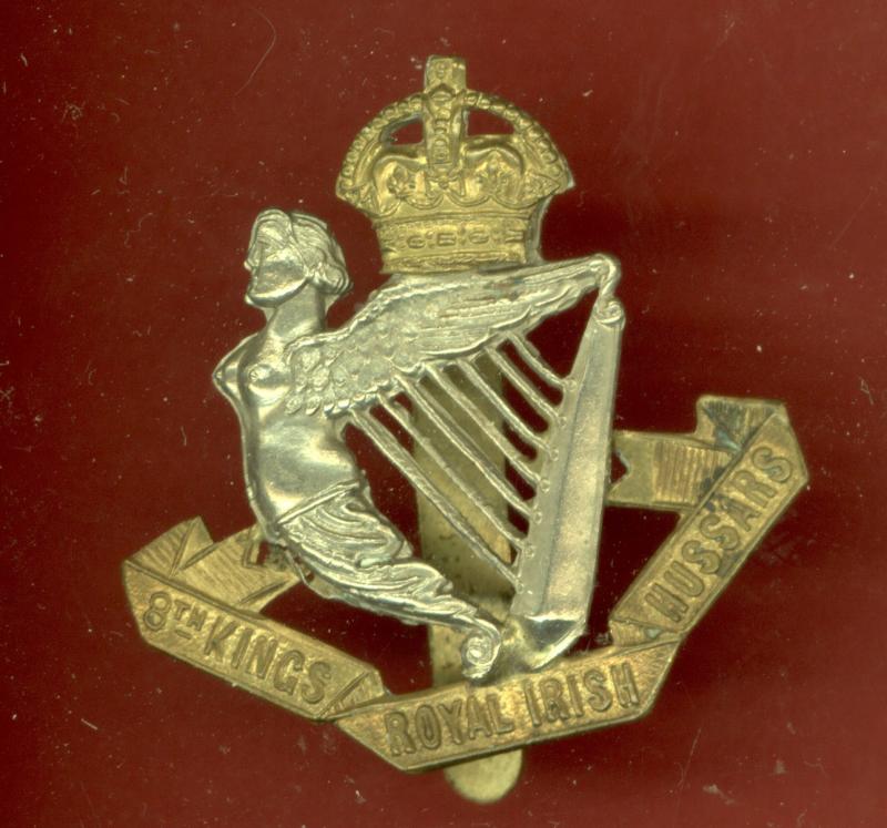 8th King's Royal Irish Hussars OR's cap badge