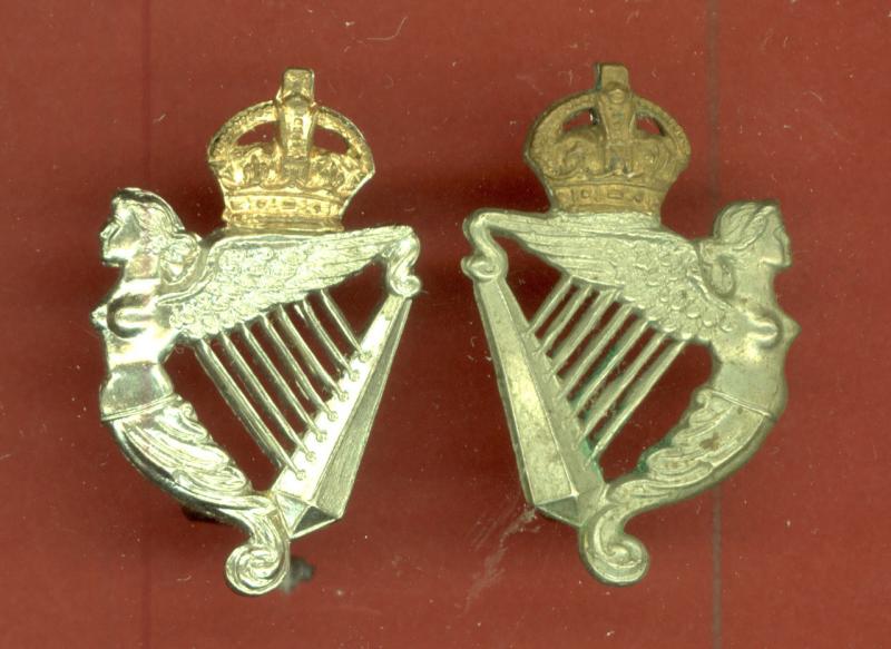 8th King's Royal Irish Hussars OR's collar badges