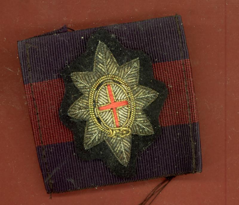 Coldstream Guards Officer's bullion beret badge