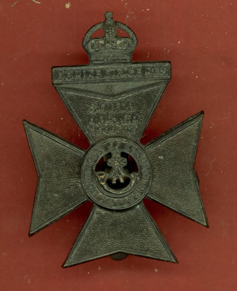 6th City of London Battalion. The London Regiment WW1 cap badge