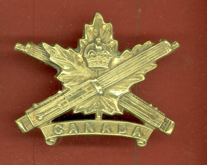 Canadian 2nd Machine Gun Battalion WW1 CEF cap badge