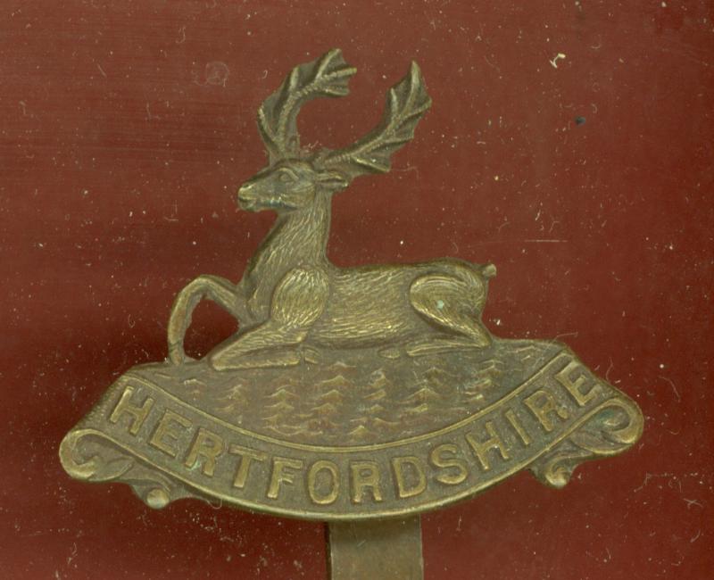 Hertfordshire Volunteer Regiment WW1 VTC cap badge