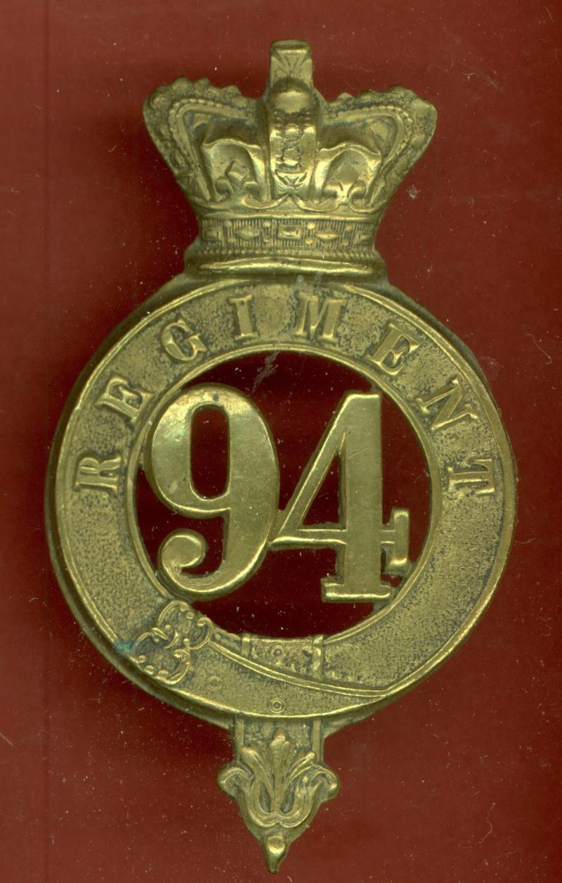 94th  Regiment of Foot Victorian OR's glengarry badge