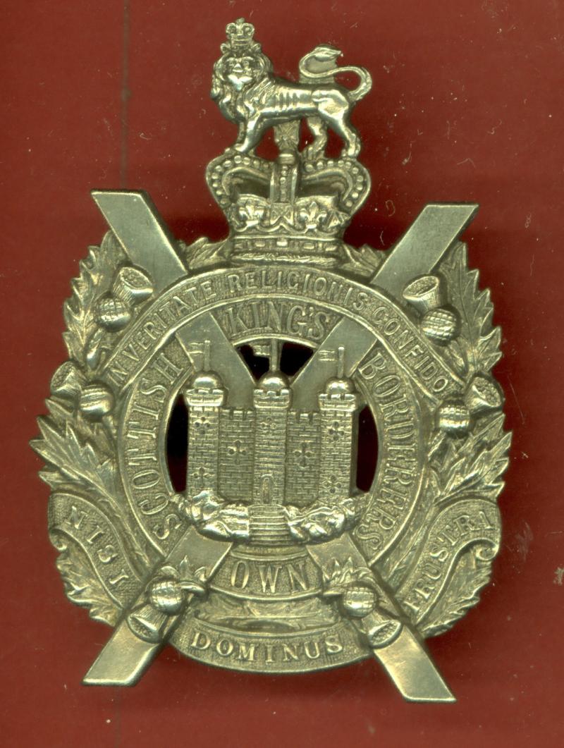 King's Own Scottish Borderers Victorian glengarry badge