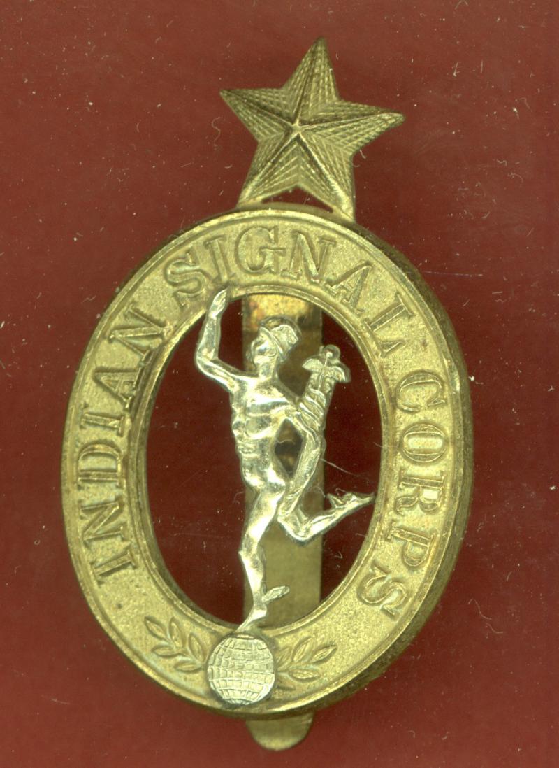 Indian Army Signal Corps WW2 cap badge