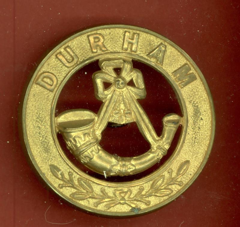 Durham Light Infantry Regiment. Victorian OR's helmet plate centre