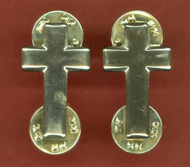 Royal Army Chaplains Department Assistant's collar badges