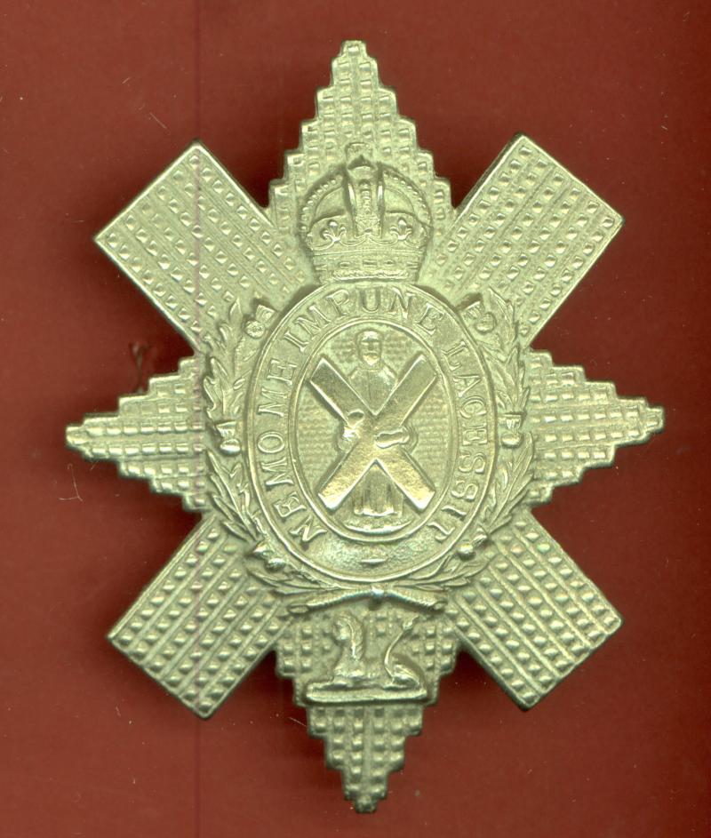 Scottish Black Watch Royal Hldrs WW2 OR's glengarry badge