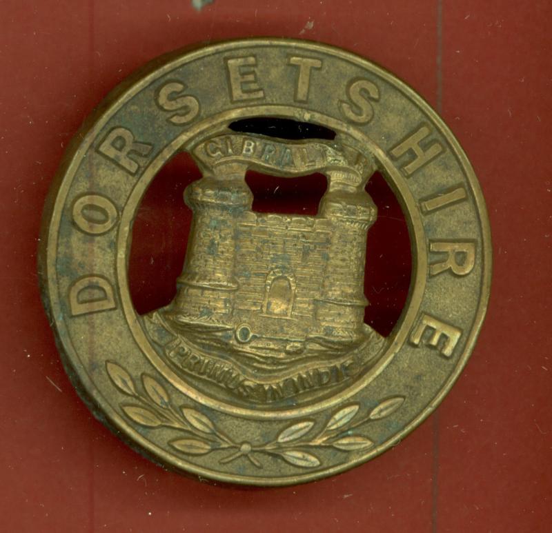 The Dorsetshire Regiment Victorian OR's helmet plate centre.