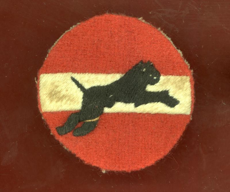 34th Indian Corps WW2 cloth formation sign