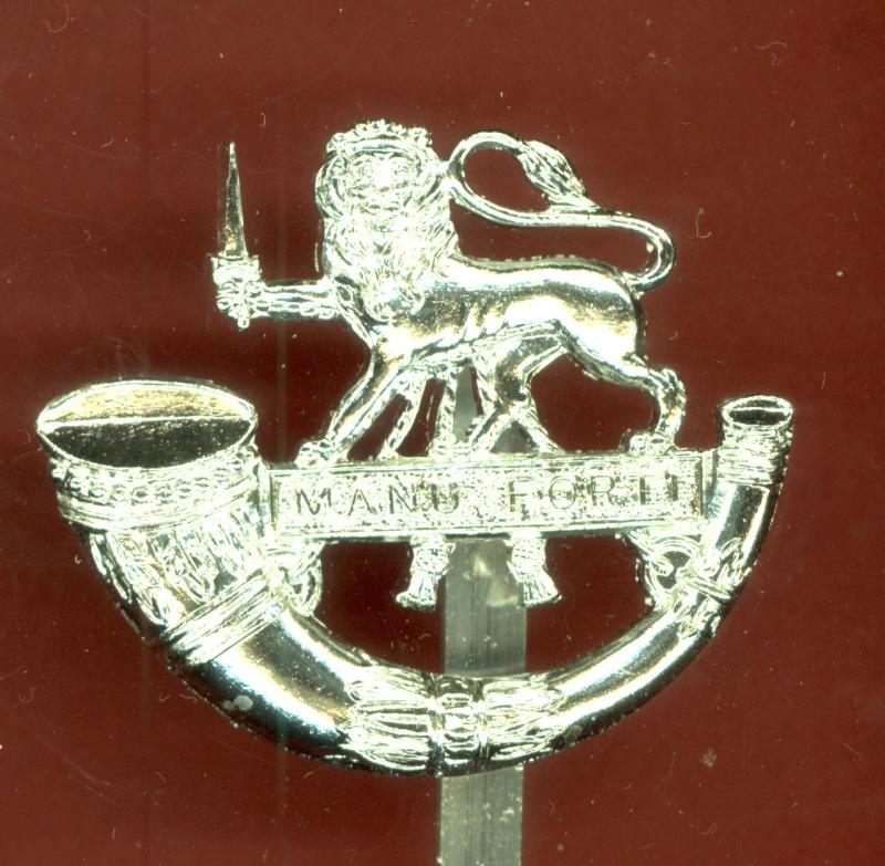 Herefordshire Light Infantry staybright cap badge