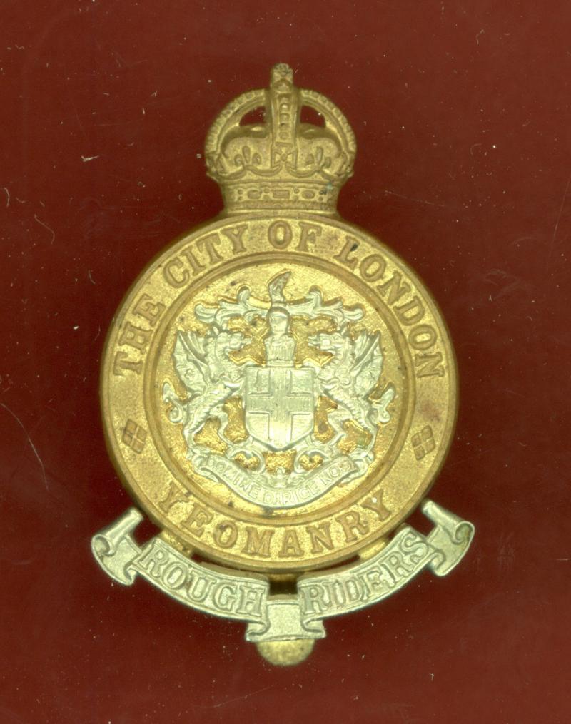 Rough Riders City of London Yeomanry cap badge