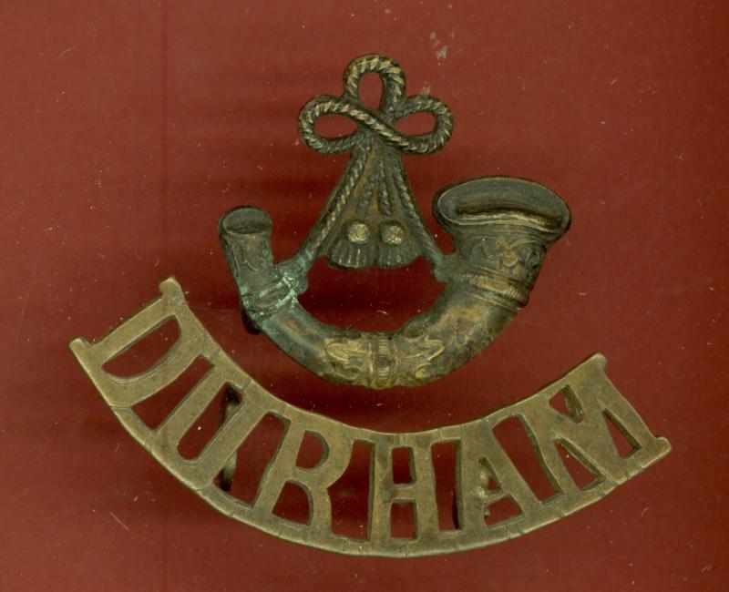 6th Battn Bugle / DURHAM WW1 shoulder title