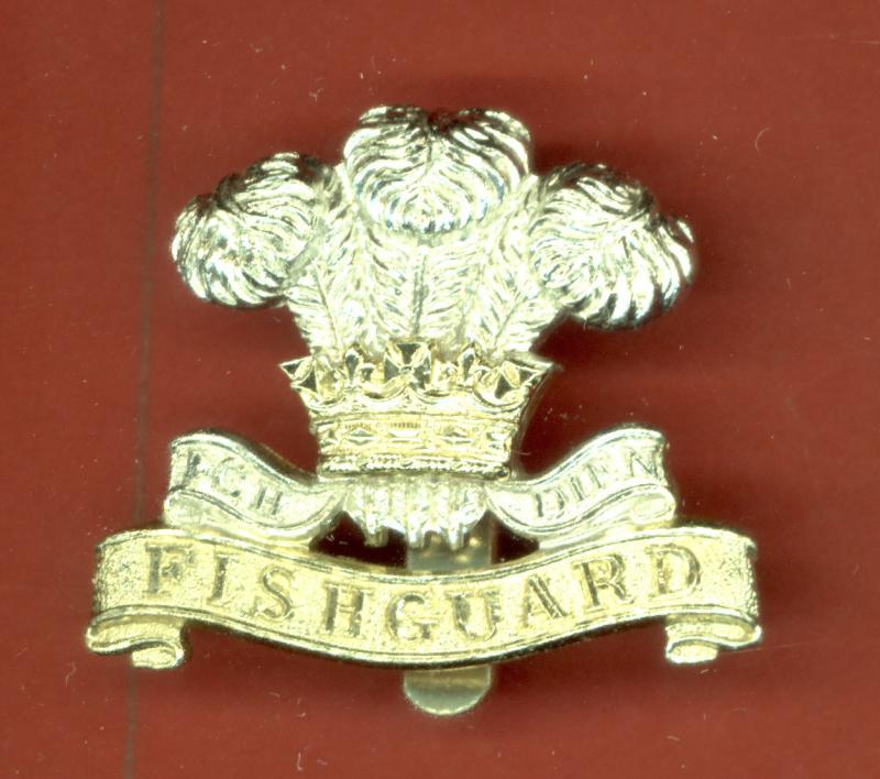 Pembroke Yeomanry staybright beret  badge