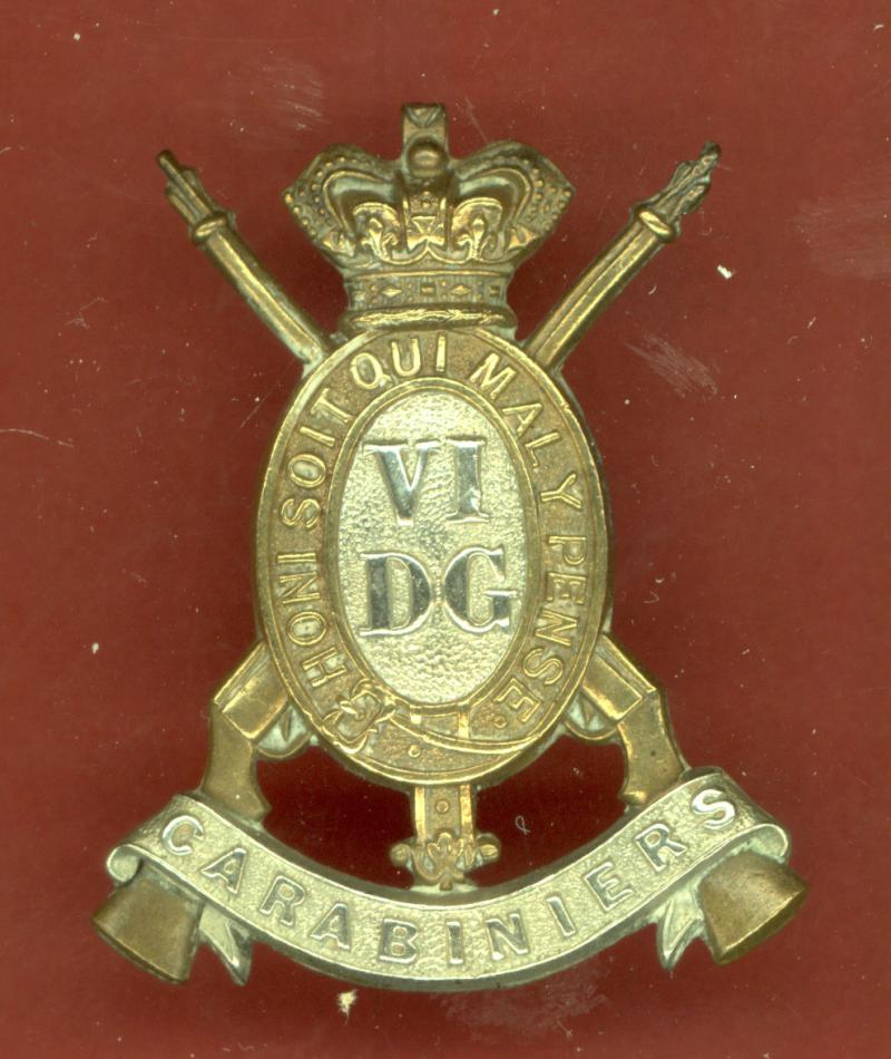 6th Dragoon Guards Carabiniers Victorian OR's cap badge