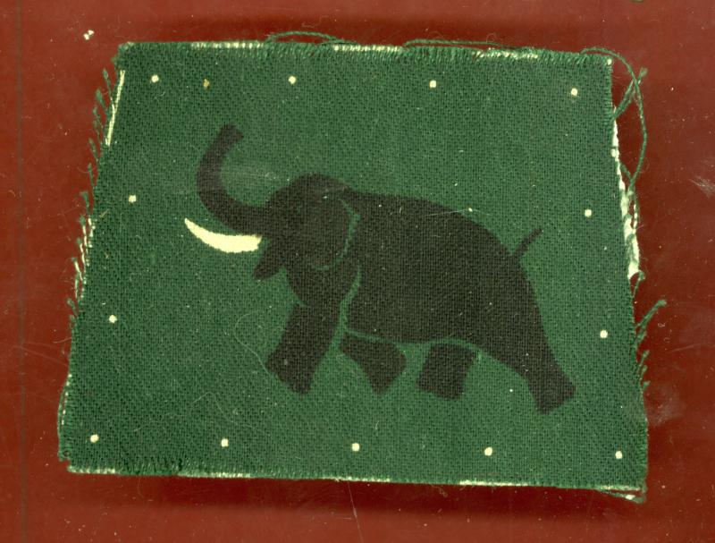 31st Indian Armoured Division WW2 cloth formation sign