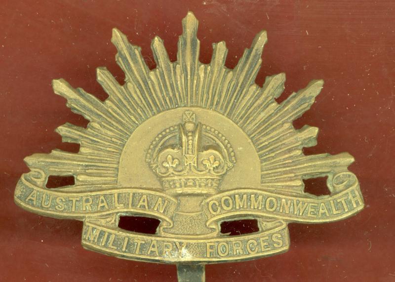 Australian Commonwealth Military Forces slouch hat badge