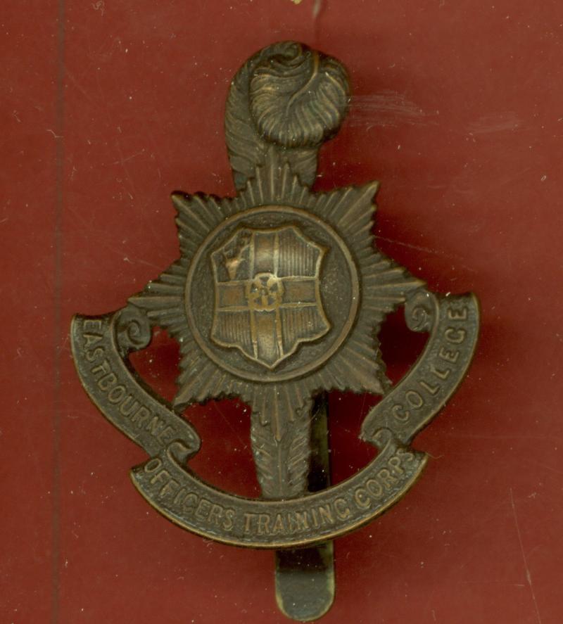 Eastbourne College O.T.C. cap badge