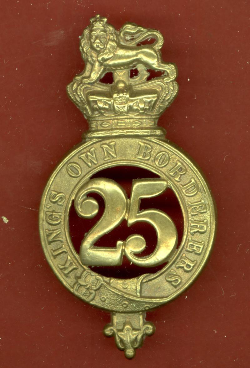 Scottish 25th Regiment of Foot Kings Own Borderers Victorian OR's glengarry badge