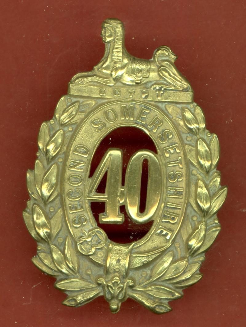 40th Regiment of Foot, Second Somerset Victorian OR's glengarry badge