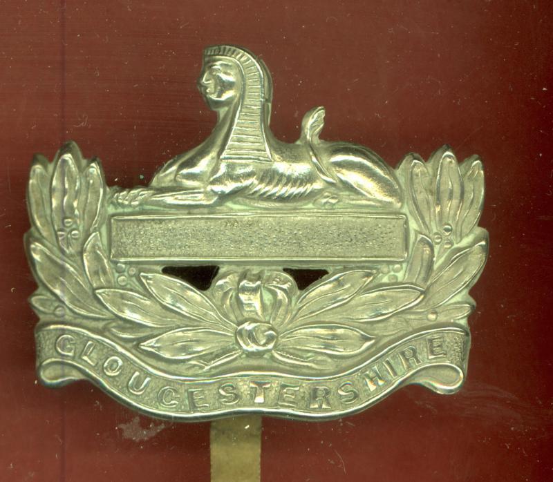 5th & 6th Bn. The Gloucestershire Regiment WW1 OR's cap badge