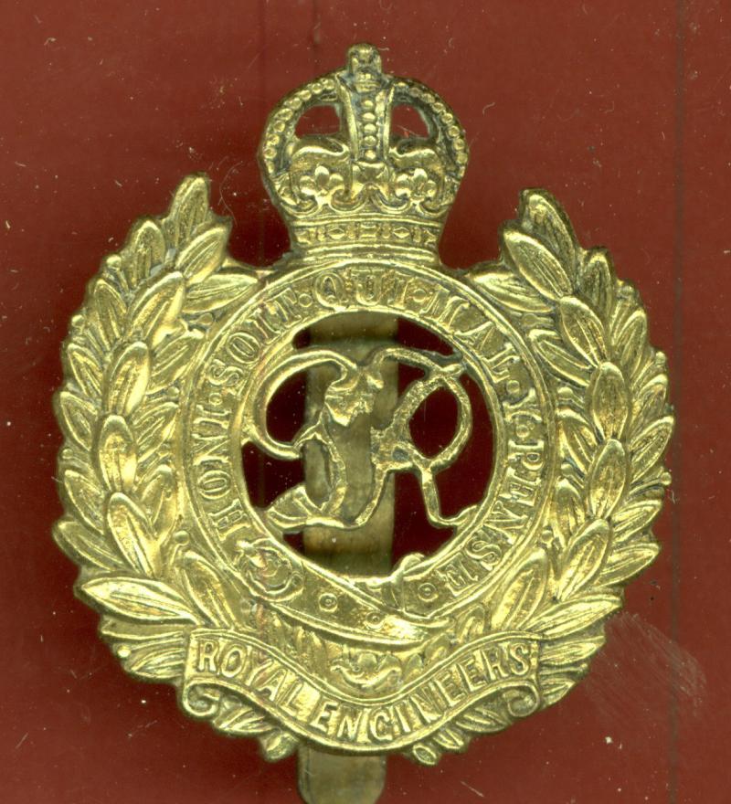 Royal Engineers WW2 OR's cap badge