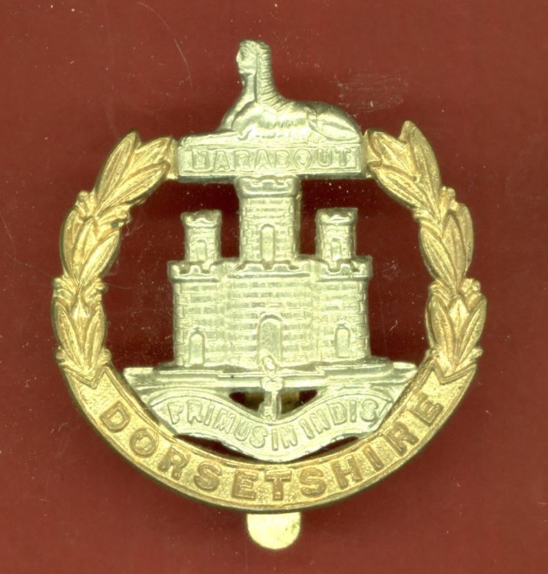 The Dorsetshire Regiment. WW1 OR's cap badge