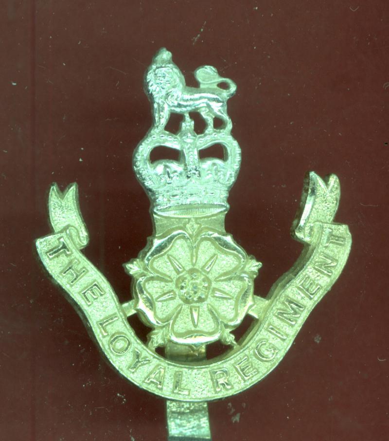 The Loyal Regiment staybright cap badge