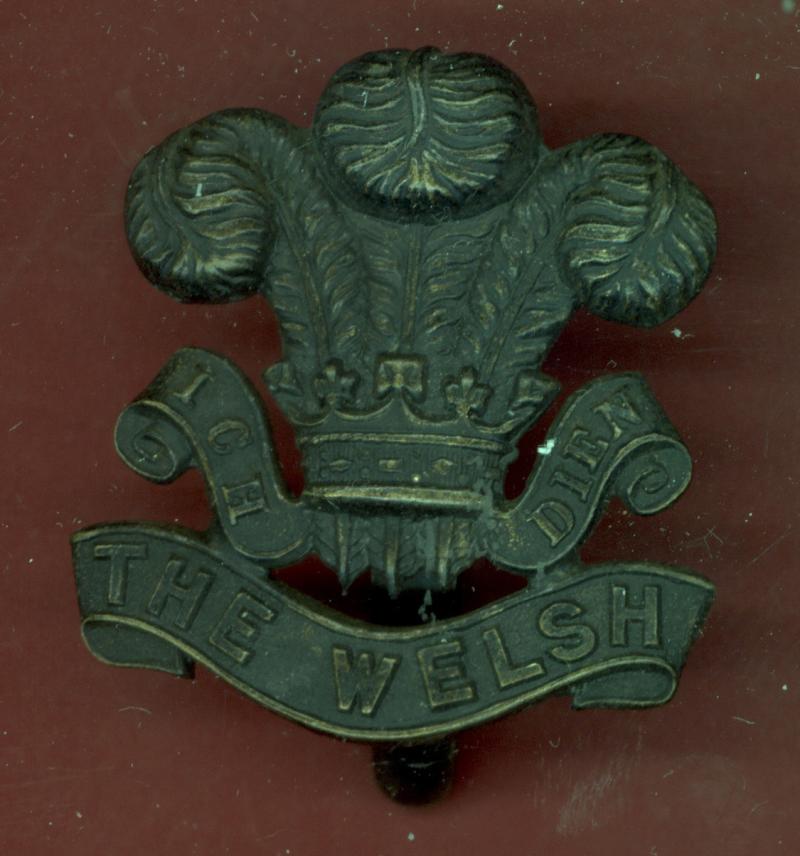 7th (Cyclists) Battn , The Welsh Regiment WW1 cap badge