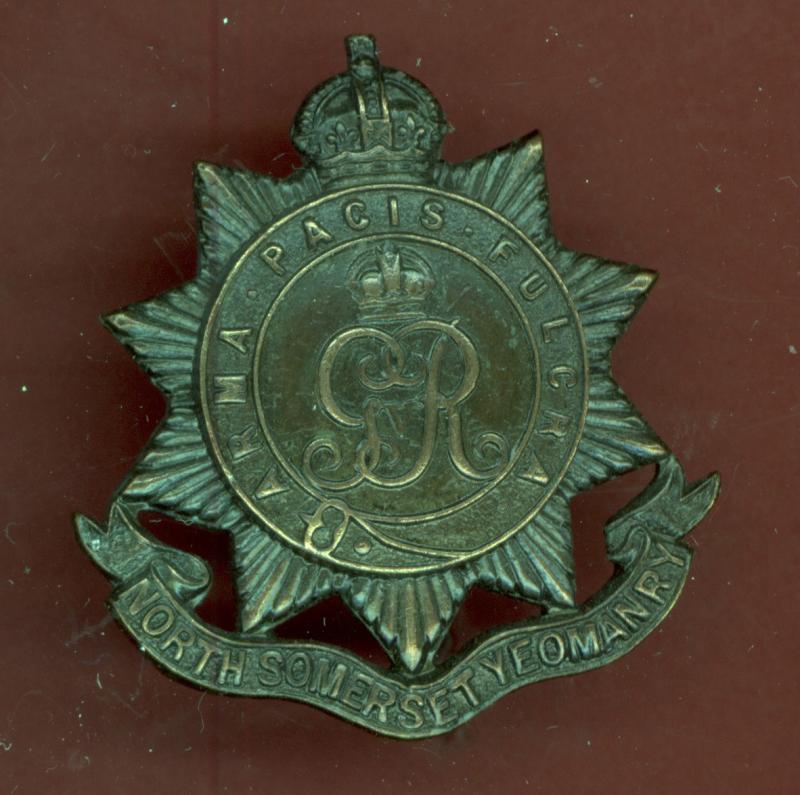 North Somerset Yeomanry WW1 Officer's OSD cap badge