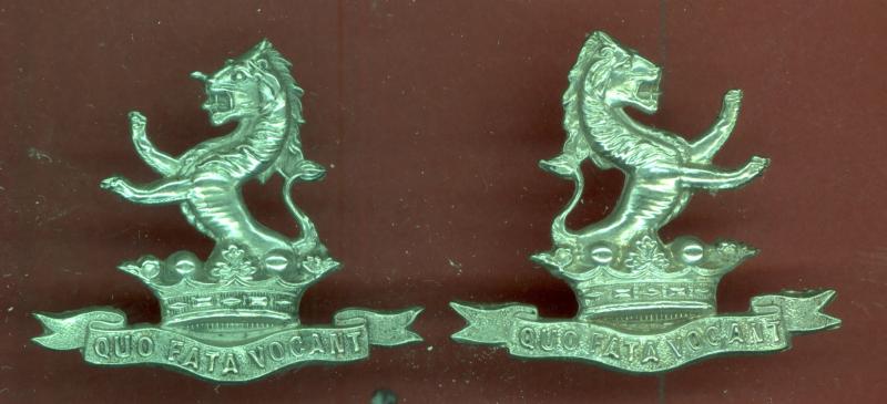 7th Princess Royal Dragoon Guards Victorian OR's collar badges