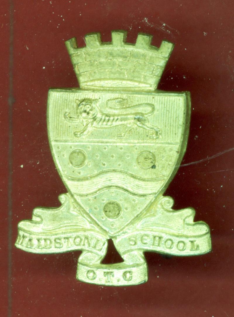 Maidstone School Kent O.T.C. cap badge