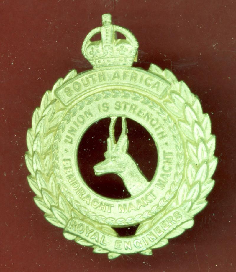 South Africa Royal Engineers WW1 Nco's cap badge