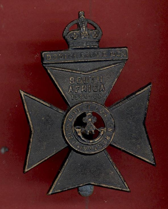 6th City of London Battalion. The London Regiment WW1 cap badge