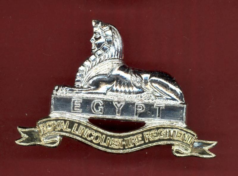 Royal Lincolnshire Regiment staybright cap badge